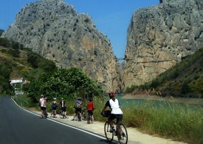 El Chorro Gorge on Cycling Country Bike Tour