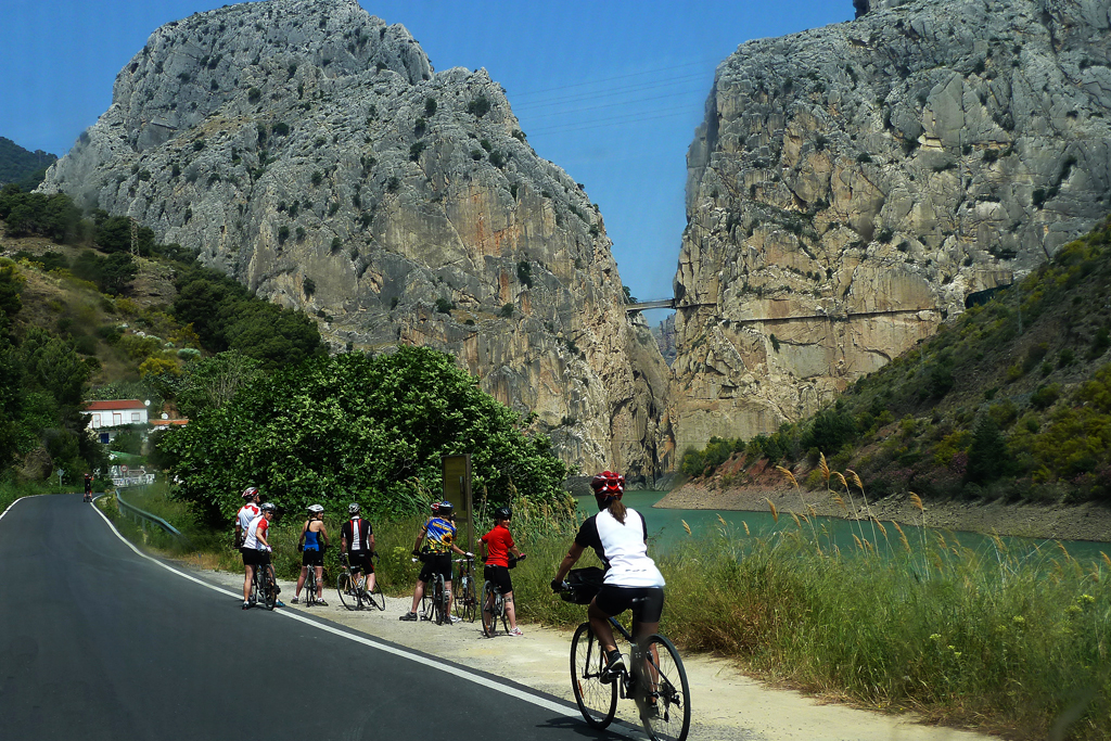 El Chorro Gorge on Cycling Country Bike Tour
