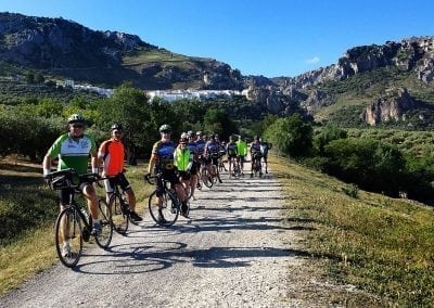 Cycling in Andalucia, zuheros