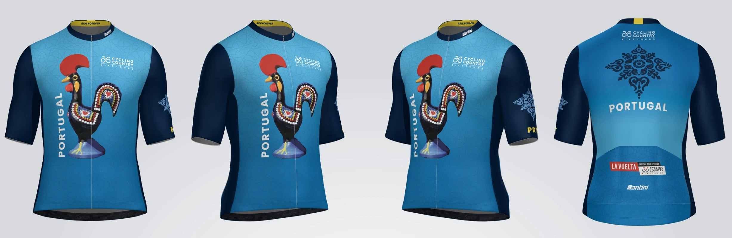Portugal bike jersey by Santini