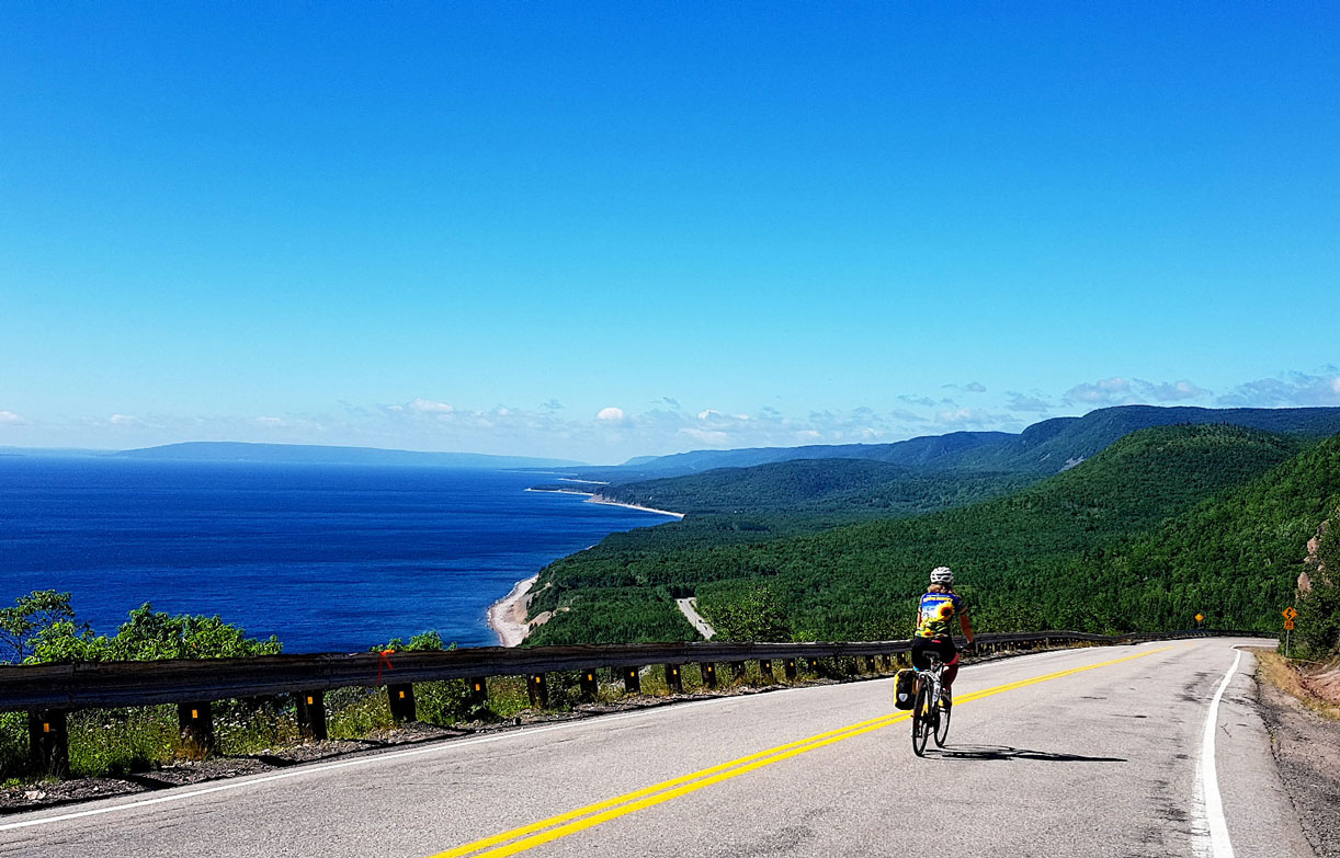 Cycling the Cabot Trail in Canada