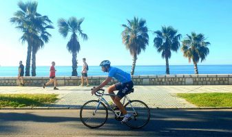 Cycling in Malaga on a bike tour Spain