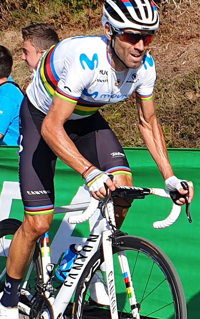 World Champion Cyclist Alejandro Valverde