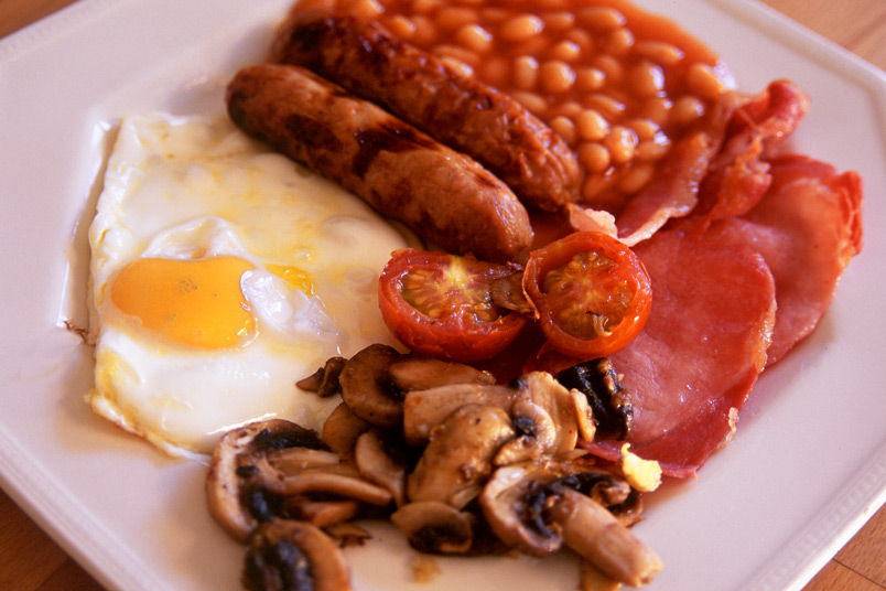 Indulge in the traditional full English Breakfast