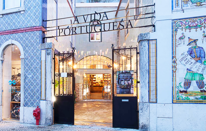 Beautiful Retro shopping at Lisbon's Vida Portuguesa, set in old Tile factory