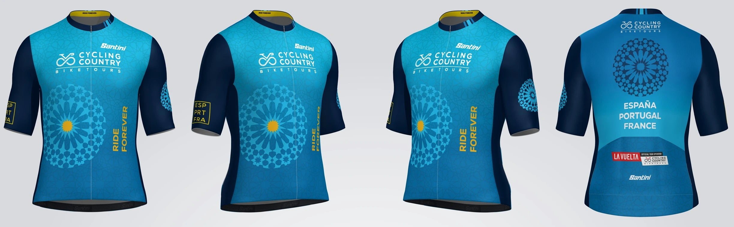 SANTINI road cycling jersey of Cycling Country Bike Tours