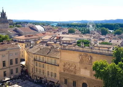 Historic Avignon, medieval French town