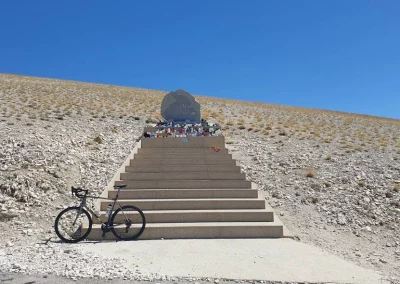 Mount Ventoux Memorial to TdF Cyclist, Tom Simpson