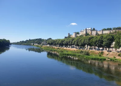 Chinon, important town in the Loire Valley