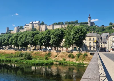 Historic Town of Chinon in the Loire Valley