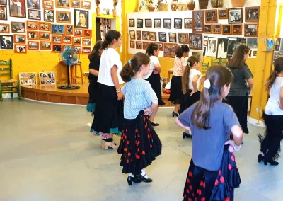 Children in Spain learning Flamenco